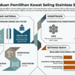 Kawat Seling Stainless Steel